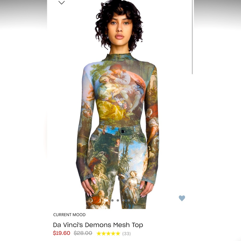 Dolls Kill Da Vinci’s Demons Mesh top